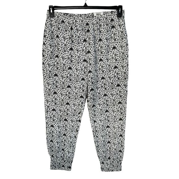 INC International Concepts Large Floral Jogger Pants Cuffed Pockets Hi-Rise New - Picture 1 of 7